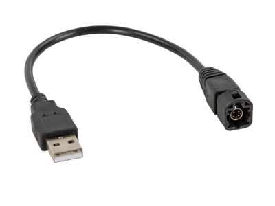 Adapter USB VW różne modele, LVDS czarny > USB-A