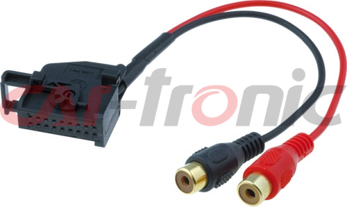 AUX Line IN adapter VW, Audi MFD2.18pin - 2xRCA