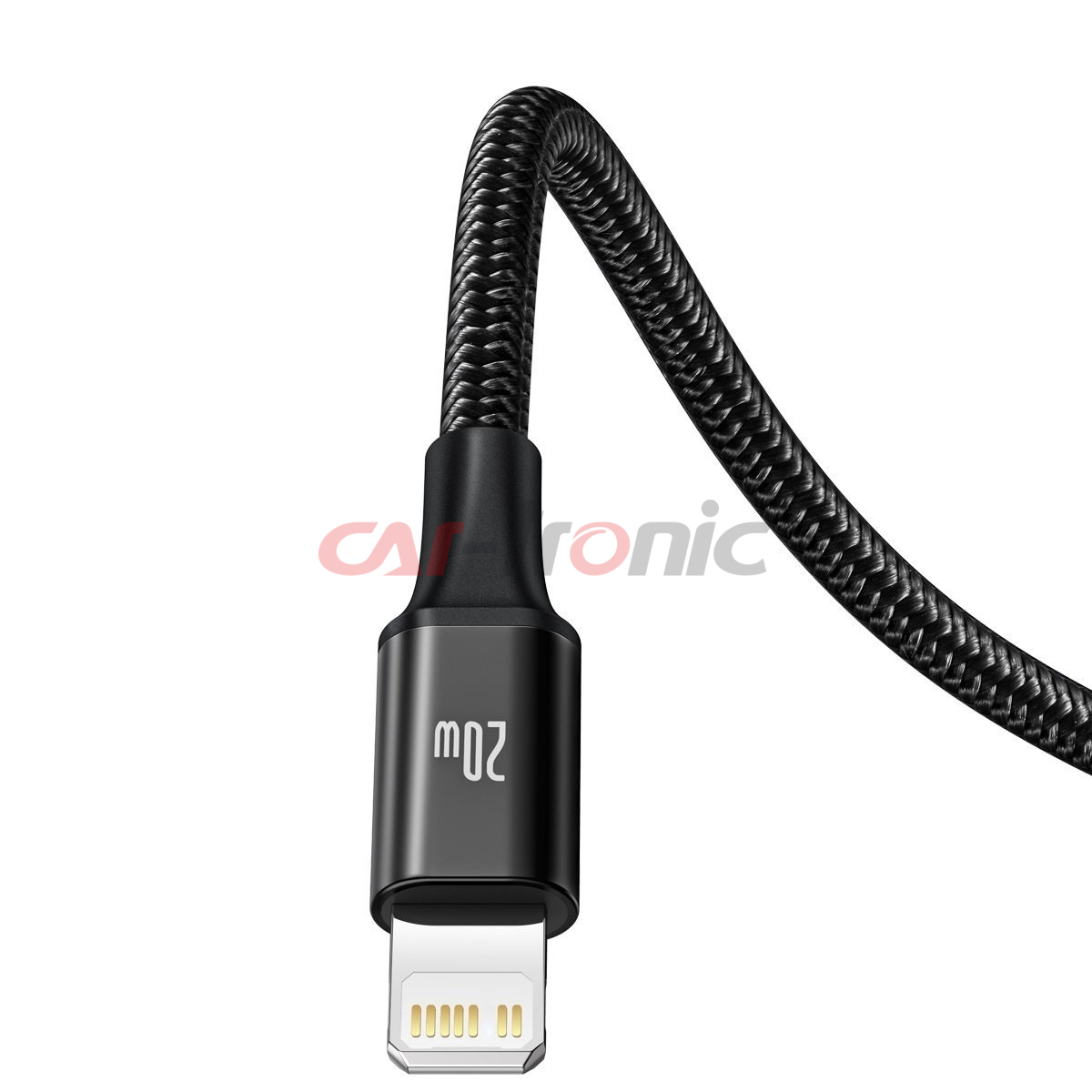 Kabel USB-C 3w1 micro USB / Lightning / USB-C, 20W, 1.5m czarny