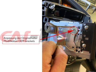 Ramka radiowa 2 DIN Toyota Verso 2009 - 2011