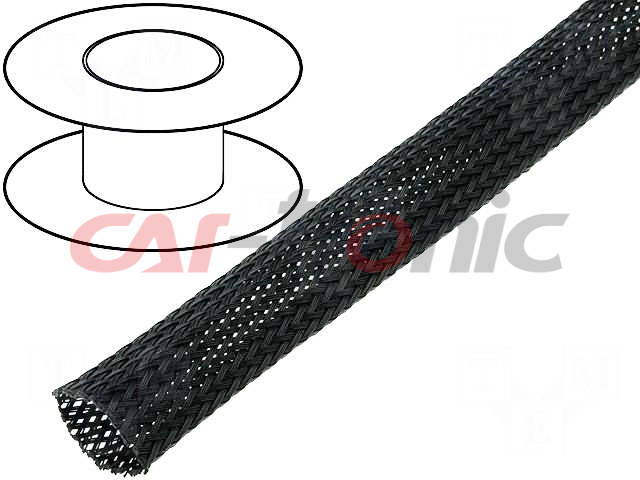 Oplot poliestrowy 12mm (11-17mm) czarny