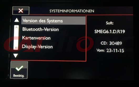 Interfejs kamery CarPlay MirrorLink Peugeot/Citroen SMEG+ (iV2)