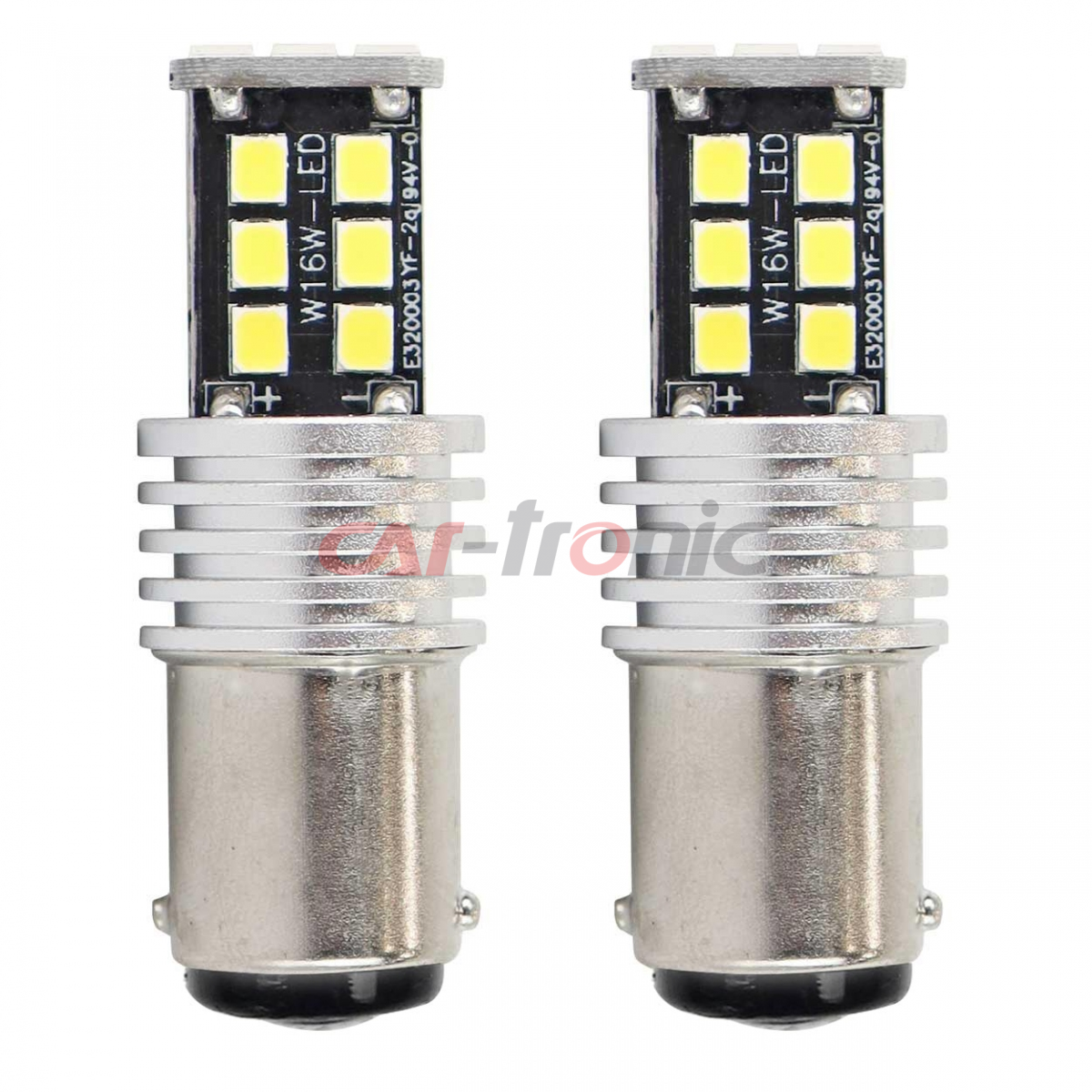 Żarówki LED CANBUS 2835 15SMD 1157 BAY15D P21/5W White 12V 24V AMIO-01641