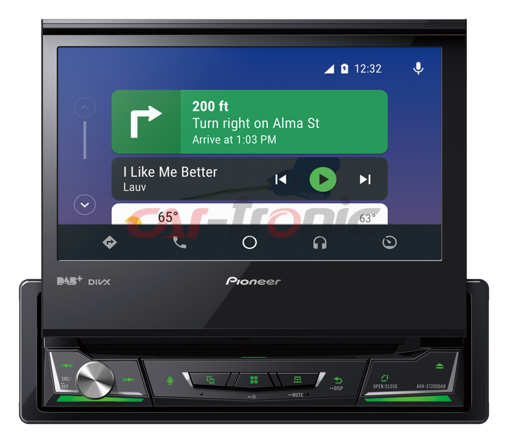 Stacja multimedialna Pioneer AVH-Z7200DAB. Apple CarPlay i Android Auto