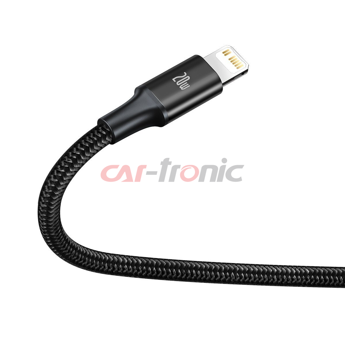 Kabel USB-C 3w1 micro USB / Lightning / USB-C, 20W, 1.5m czarny