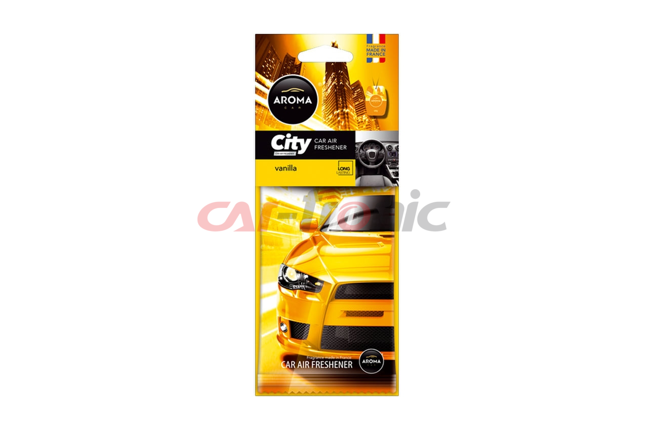 Odświeżacz powietrza AROMA CAR CITY CARD VANILIA