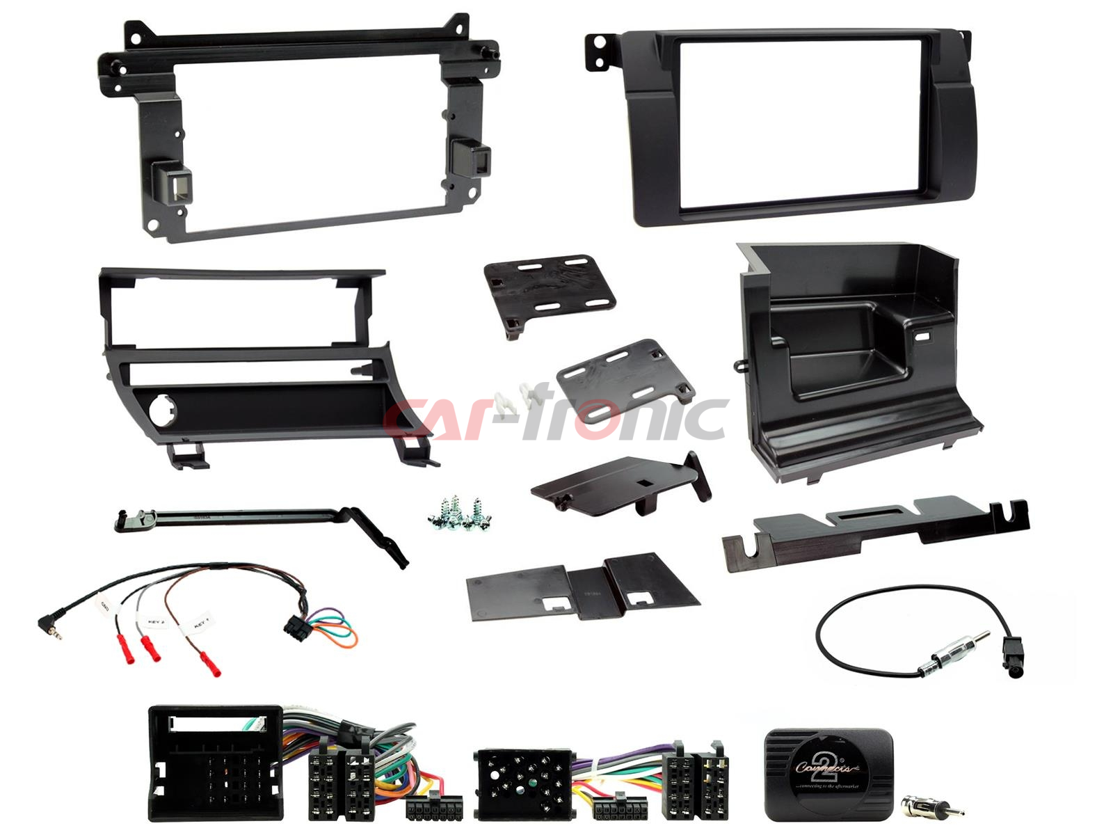 Zestaw montażowy 2 DIN BMW 3 E46 1998 - 2005 CTKBM41L