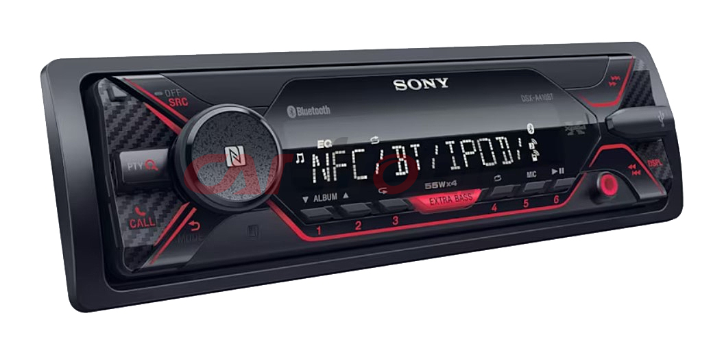 Radio samochodowe SONY DSX-A410BT 4x55W, Extra Bass, Bluetooth, NFC