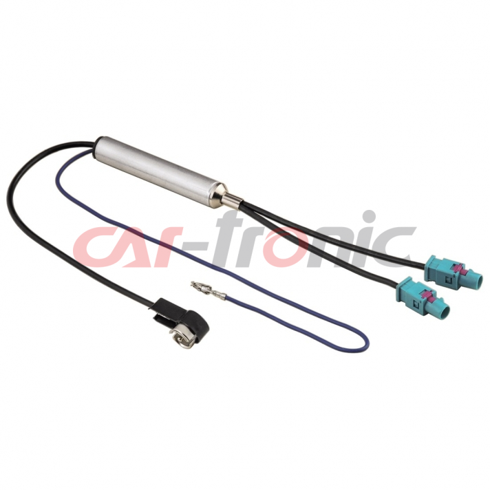 Separator antenowy ISO->2x Fakra.VW,Seat,Skoda 2002->