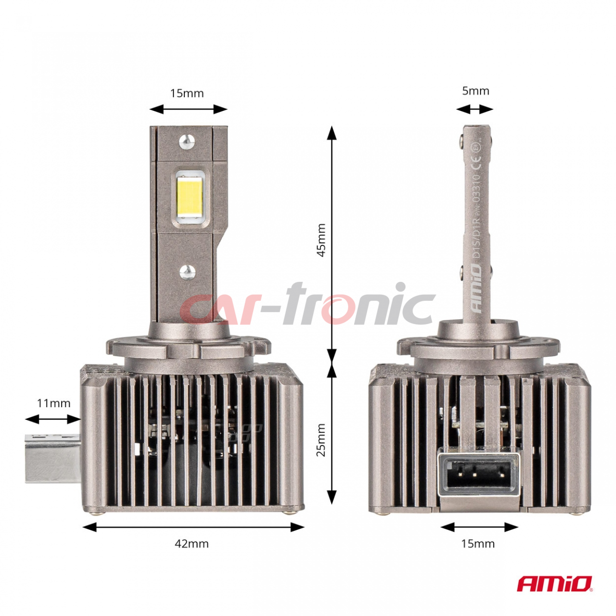 Żarówki żarniki LED seria XD D1S D1R 6500K Canbus AMIO-03310