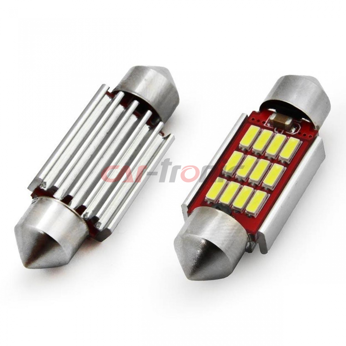 Żarówki LED CANBUS 4014 12SMD Festoon C5W C10W C3W 39mm White 12V 24V AMIO-01290