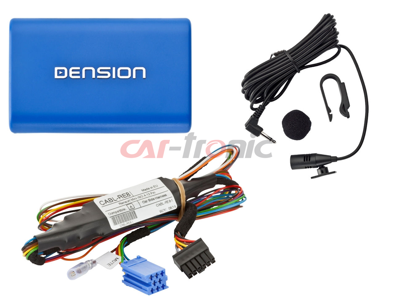 Cyfrowa zmieniarka Dension Bluetooth,USB,iPod,iPhone,AUX - Renault Clio,Laguna,Megane