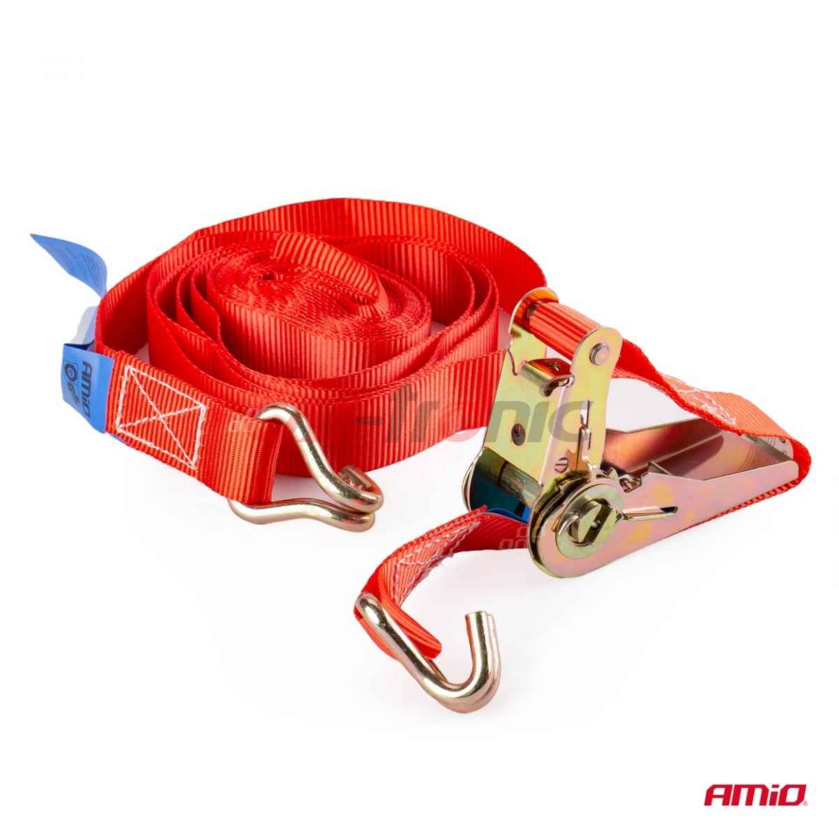 Pas transportowy z napinaczem 500 kg 25 mm 5 m BELT-07 AMIO-02875