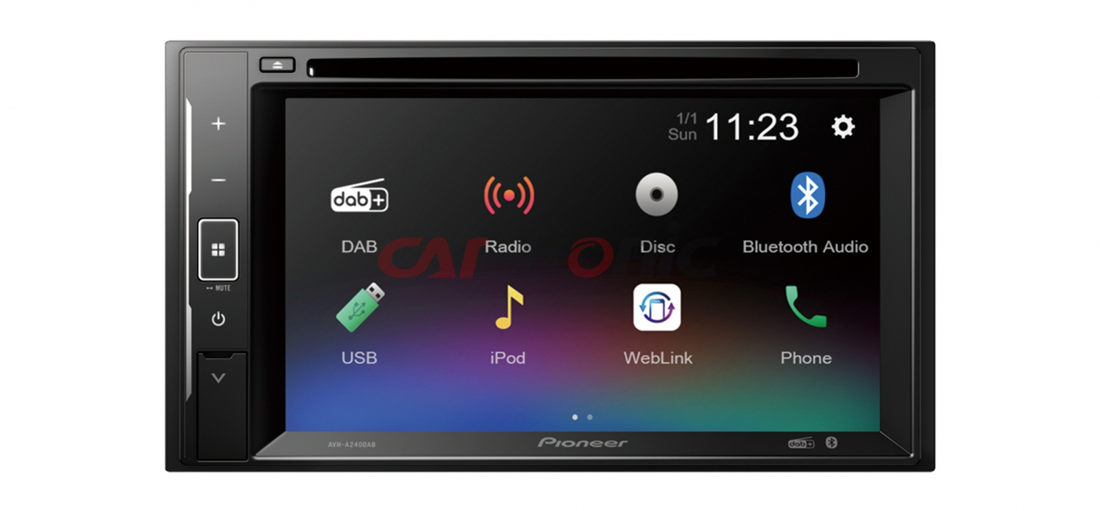 Stacja multimedialna 2 DIN Pioneer AVH-A240DAB