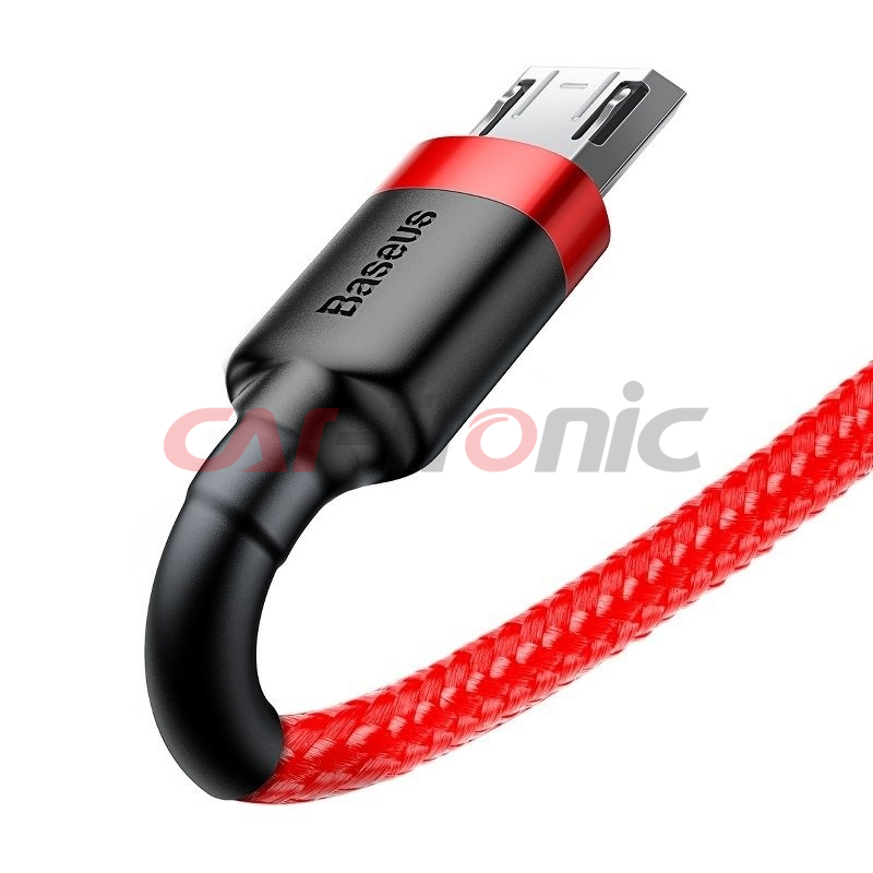 Kabel USB na micro USB Baseus Cafule 1.5A 2m czerwony