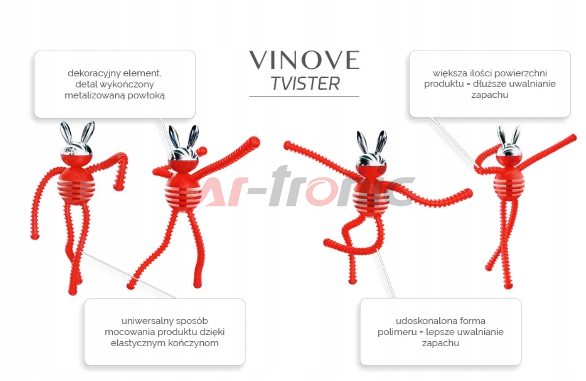 Odświeżacz powietrza VINOVE TVISTER LONDON