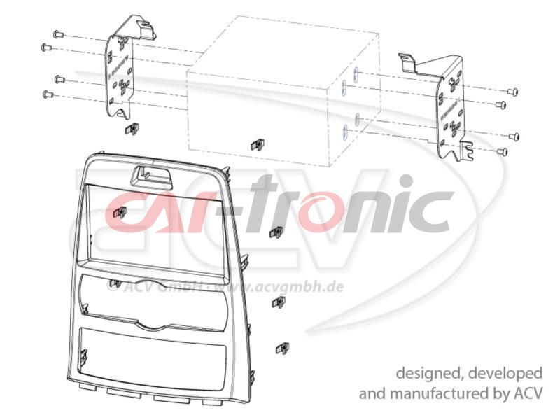 Ramka radiowa 2 DIN Hyundai Genesis Coupé (BK) 2010->