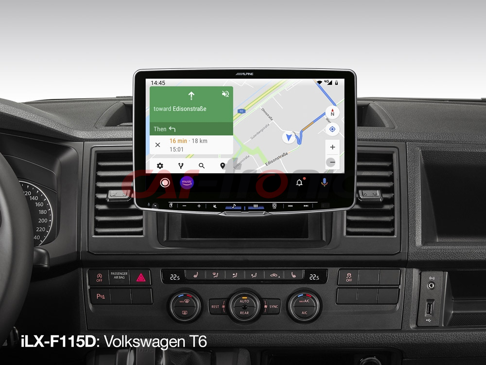 Stacja multimedialna 2 DIN Alpine iLX-F115D. Apple CarPlay i Android Auto