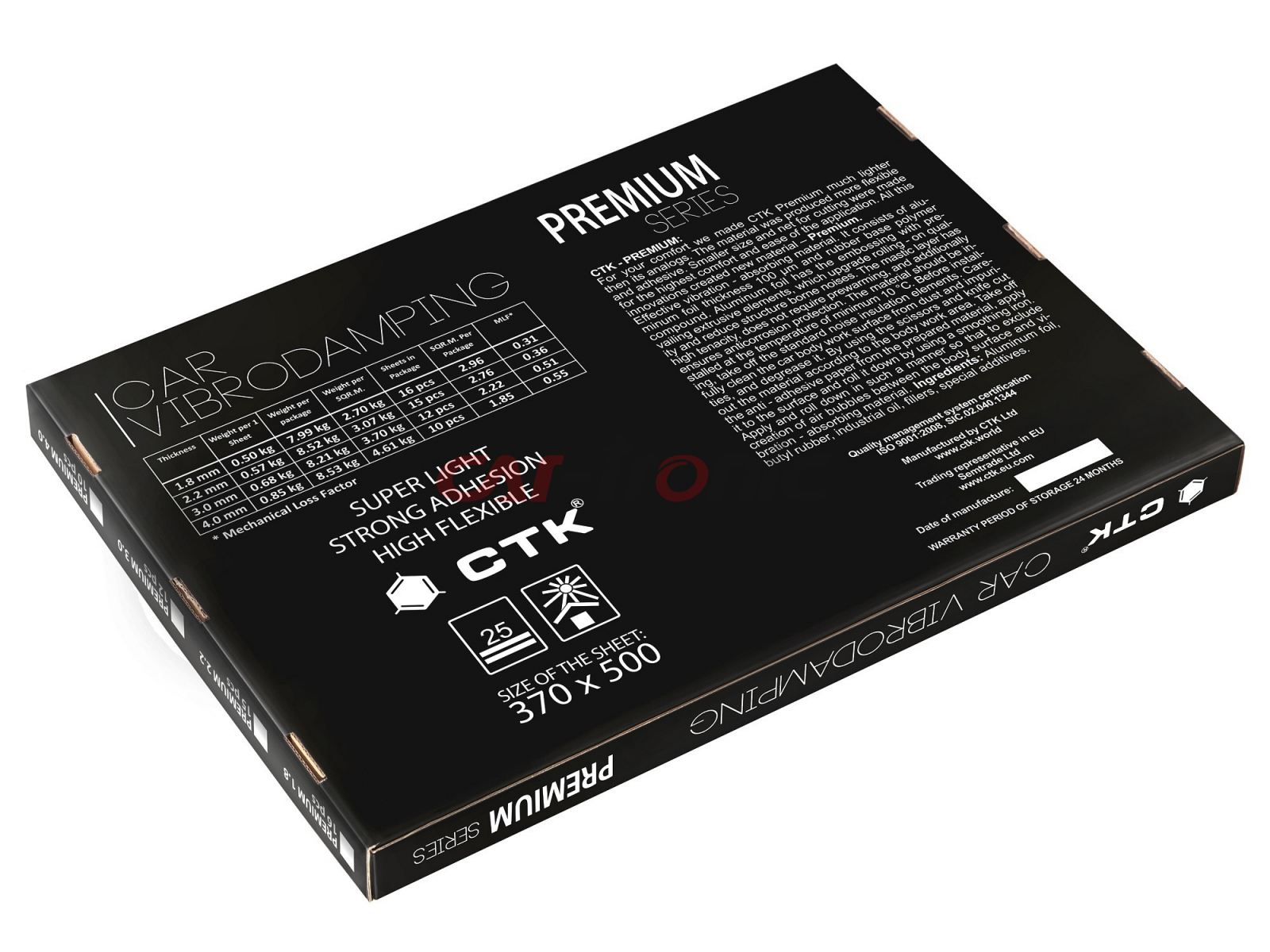 CTK Premium 3.0 Box - mata tłumiąca, 12szt./2,2m2