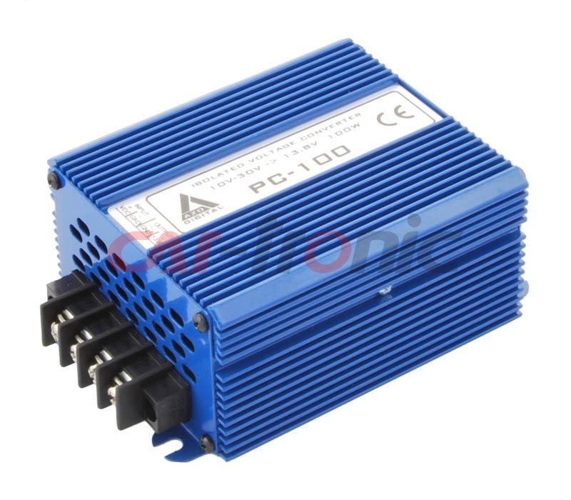 Przetwornica napięcia 10÷30 VDC / 13.8 VDC PC-100-12V 100W IZOLACJA GALWANICZNA