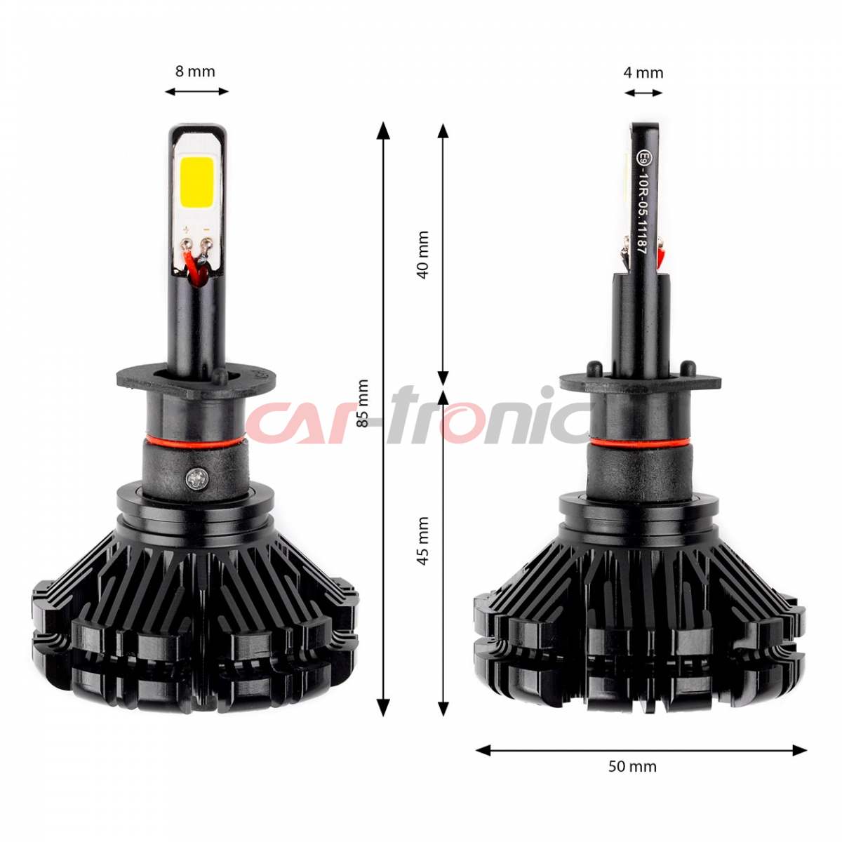 Żarówki samochodowe LED seria CX H1 6000K Canbus AMIO-01072