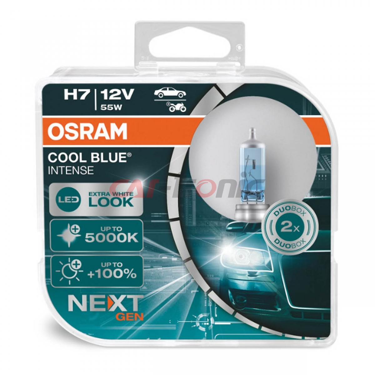 Żarówka halogenowa Osram H7 12V 55W PX26d Cool Blue NEXT GEN 2 szt.