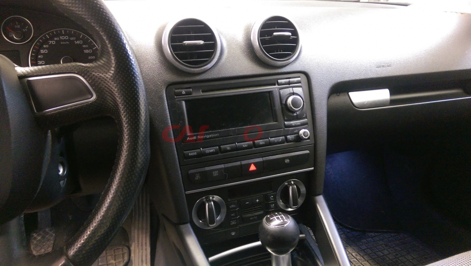 Ramka radiowa 2 DIN zestaw Audi A3 2003 - 2012