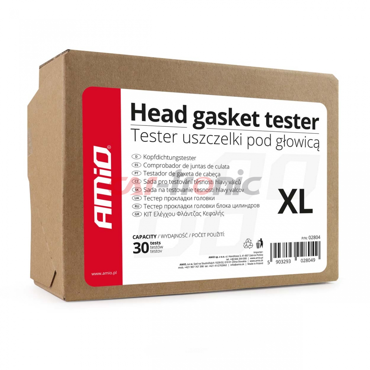 Tester uszczelki pod głowicą XL 60 ml AMIO-02804