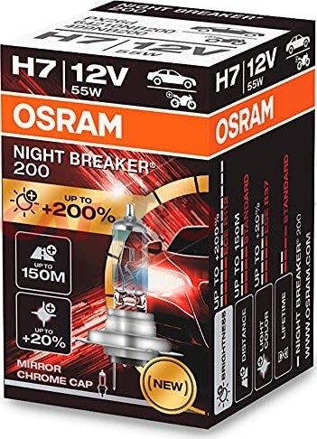 Żarówka halogenowa Osram H7 12V 55W PX26d NIGHT BREAKER 200 /1 szt./