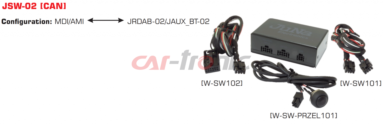 SWITCH JSW-02 MDI/AMI-DAB/DAB+/BLUETOOTH