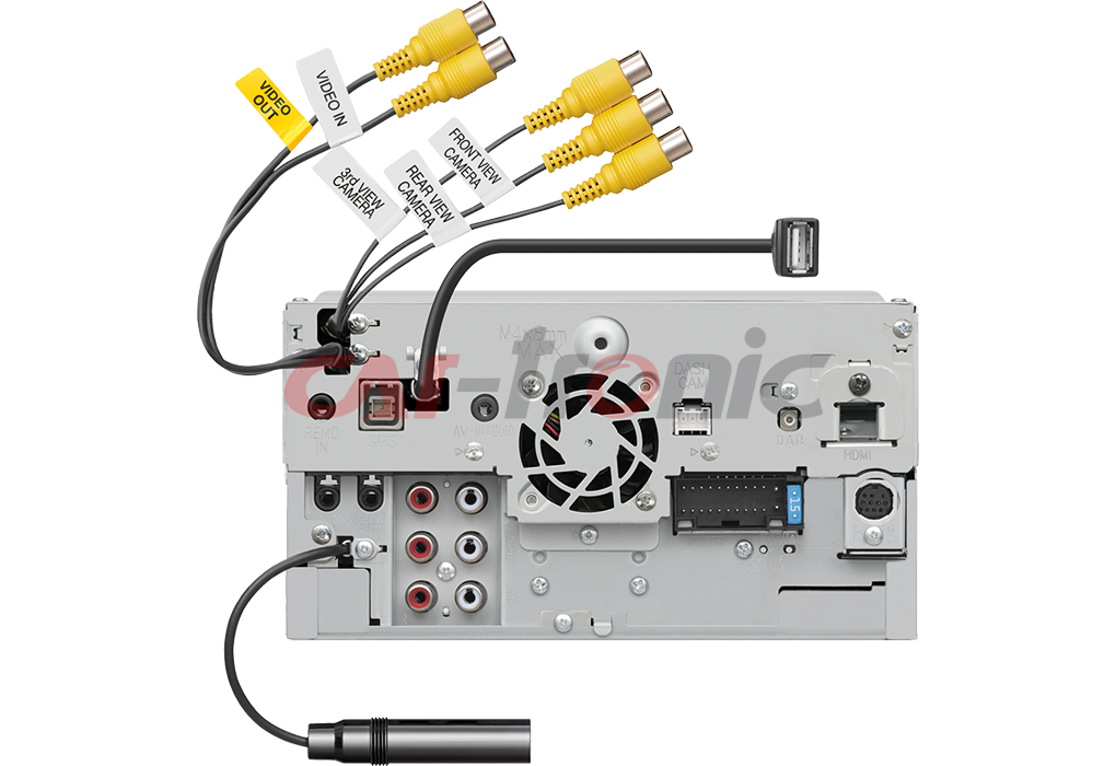 Stacja multimedialna 2DIN Kenwood DMX9720XDS, DAB +. Android Auto, CarPlay.