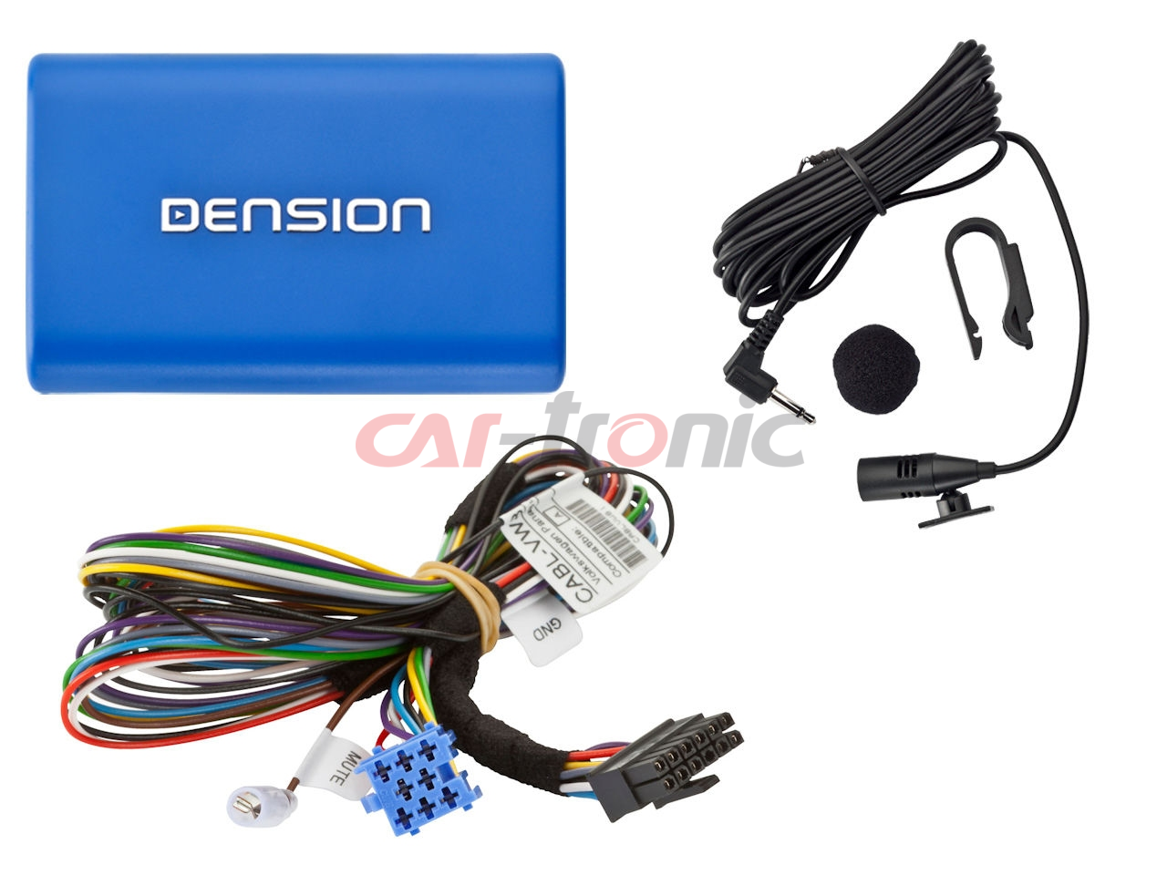 Cyfrowa zmieniarka Dension Bluetooth,USB,iPod,iPhone,AUX - VW,Seat,Skoda