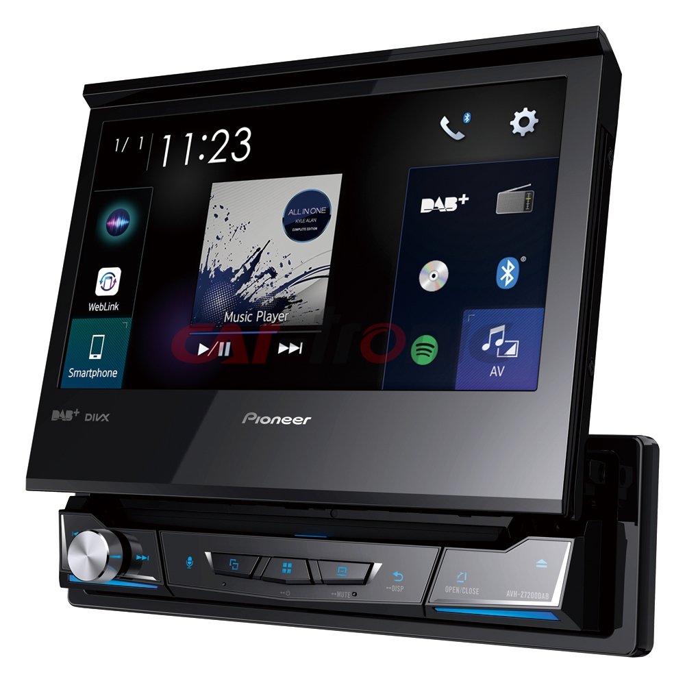 Stacja multimedialna Pioneer AVH-Z7200DAB. Apple CarPlay i Android Auto