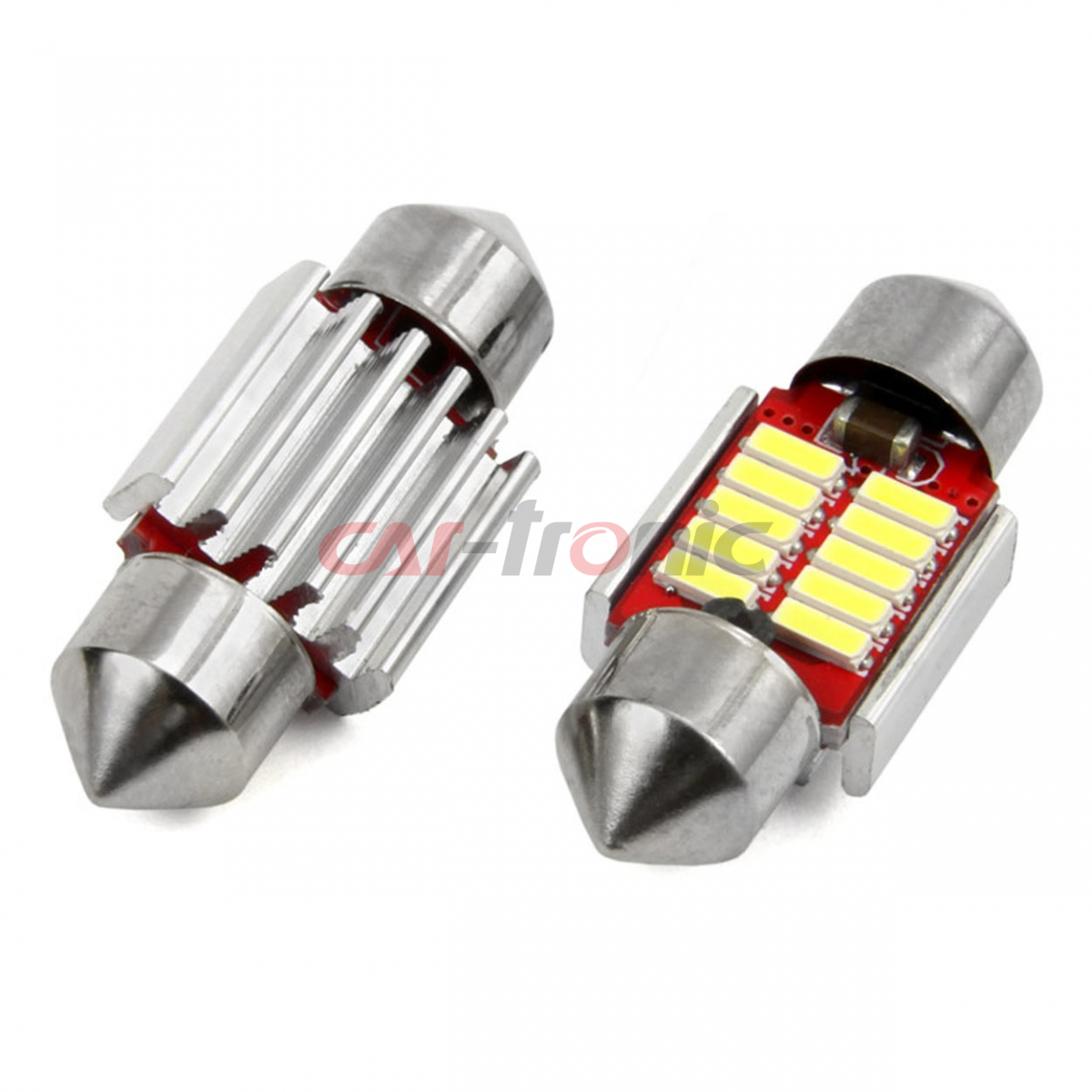 LED CANBUS 4014 10SMD Festoon C5W C10W C3W 31mm White 12V 24V AMIO-02188