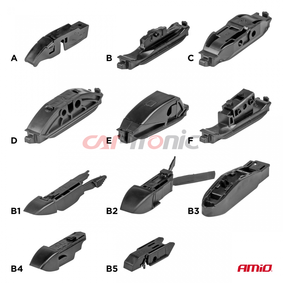 Pióro wycieraczki AMiO Hybrid multiconnect 28