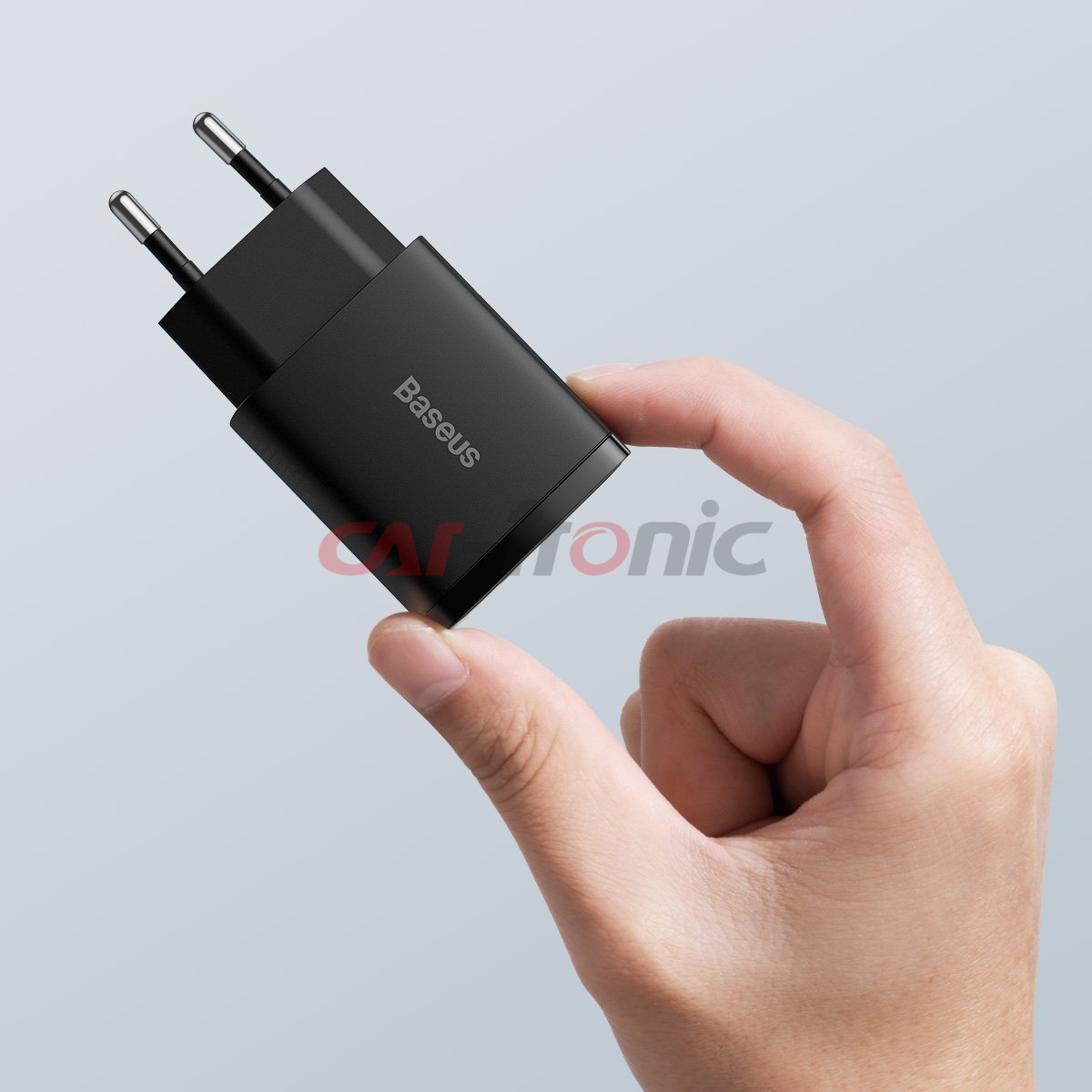 Ładowarka sieciowa Baseus Compact Quick Charger, USB, USB-C, 20W czarna