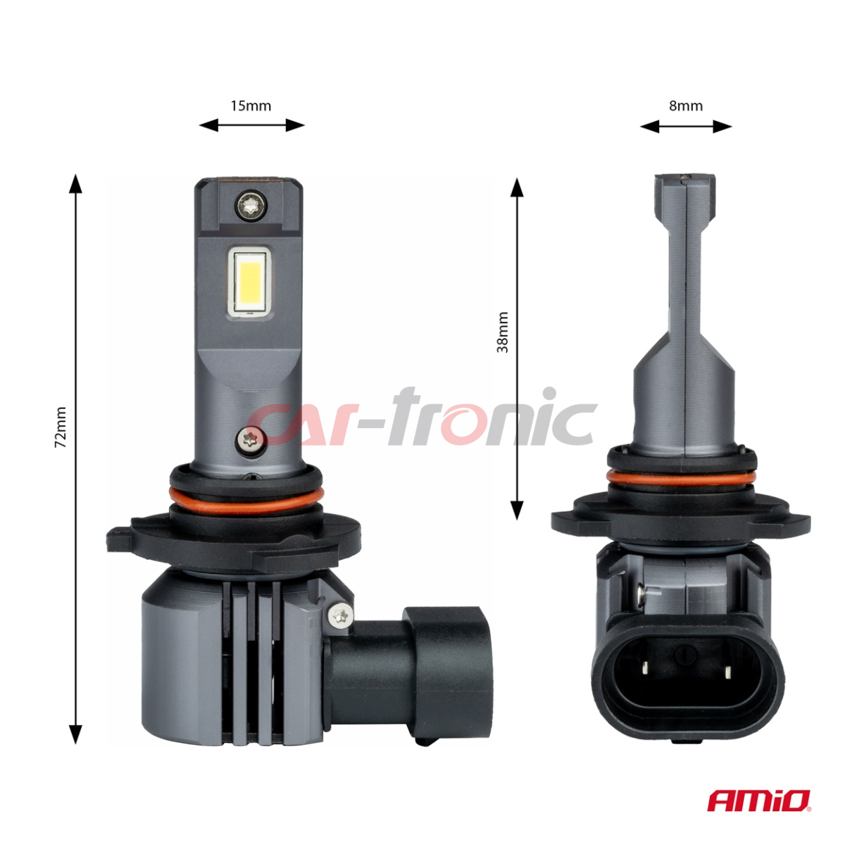 Żarówki samochodowe LED seria X4 Aviator HB3 9005 HIR1 9011 H10 6500K Canbus AMIO-03766