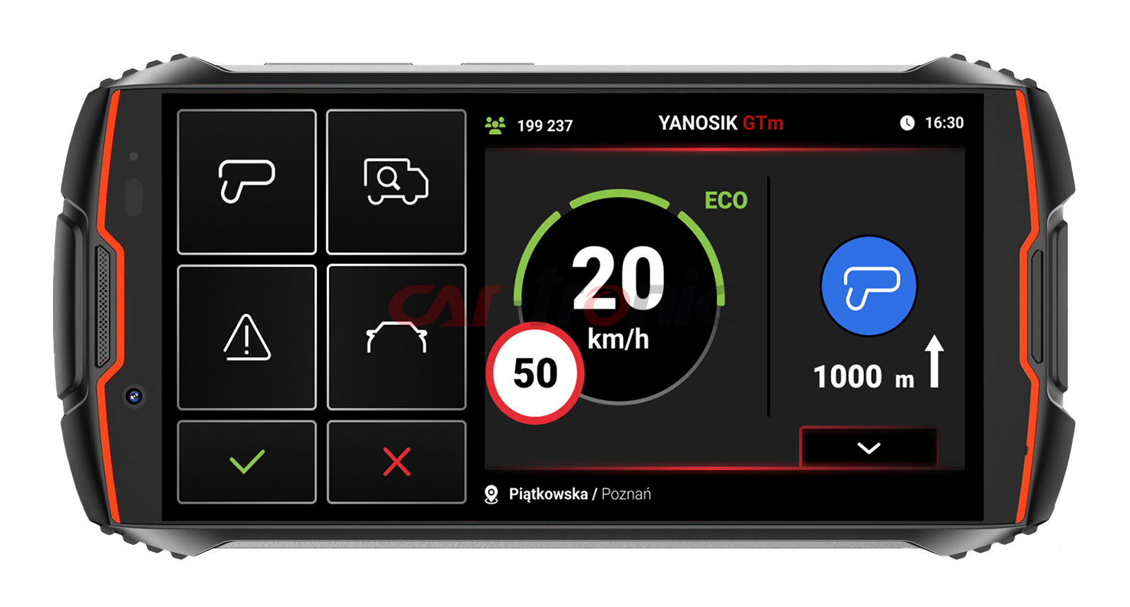 YANOSIK GTm GPS, GSM/GPRS 32GB, W cenie urządzenia 12 miesięcy abonamentu !!!