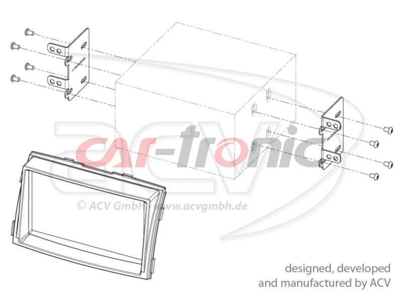 Ramka radiowa 2 DIN Kia Sorento  II (XM) 04/2009 - 2012