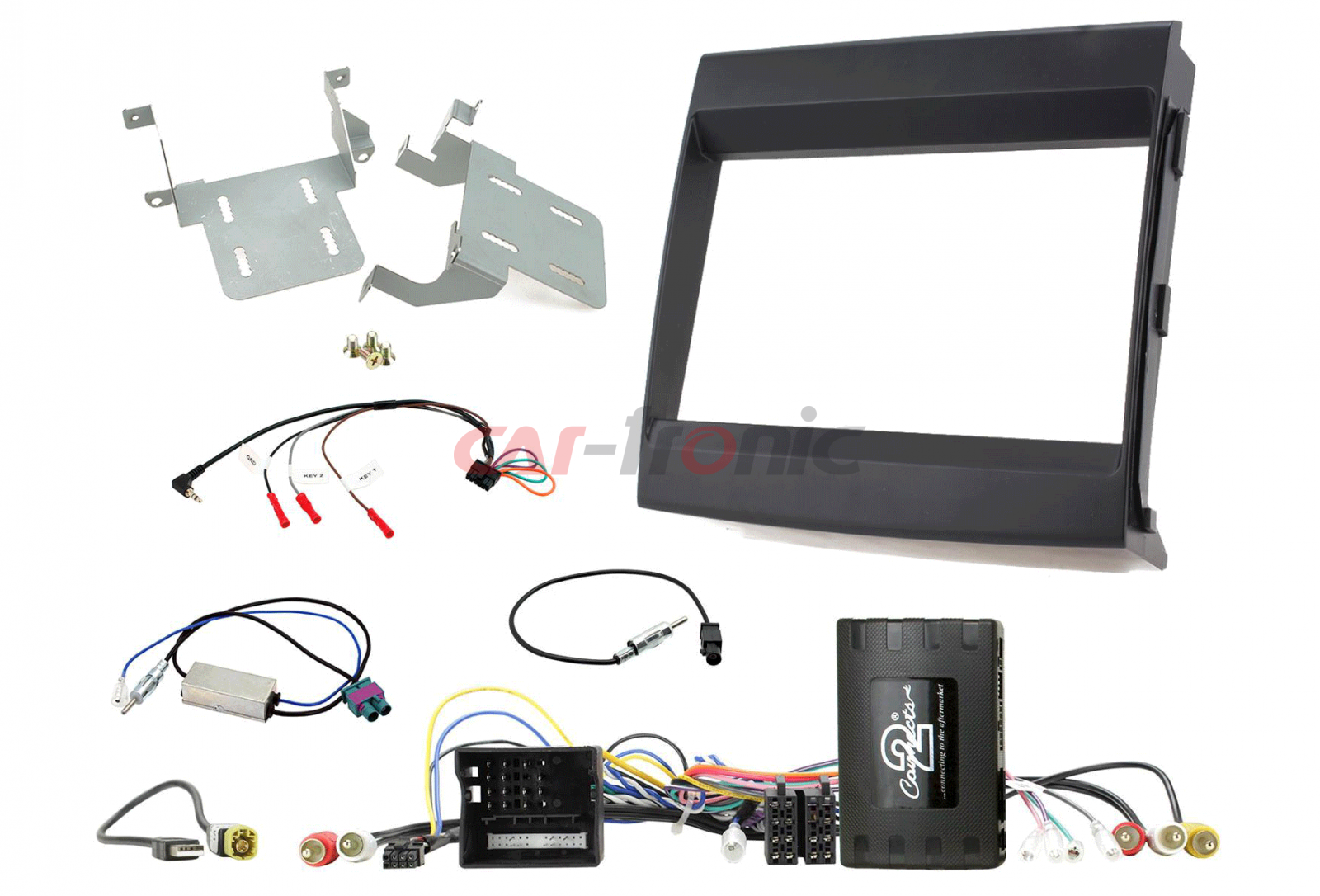 Zestaw instalacyjny 2 DIN Porsche Cayenne  2011-16, CTKPO10