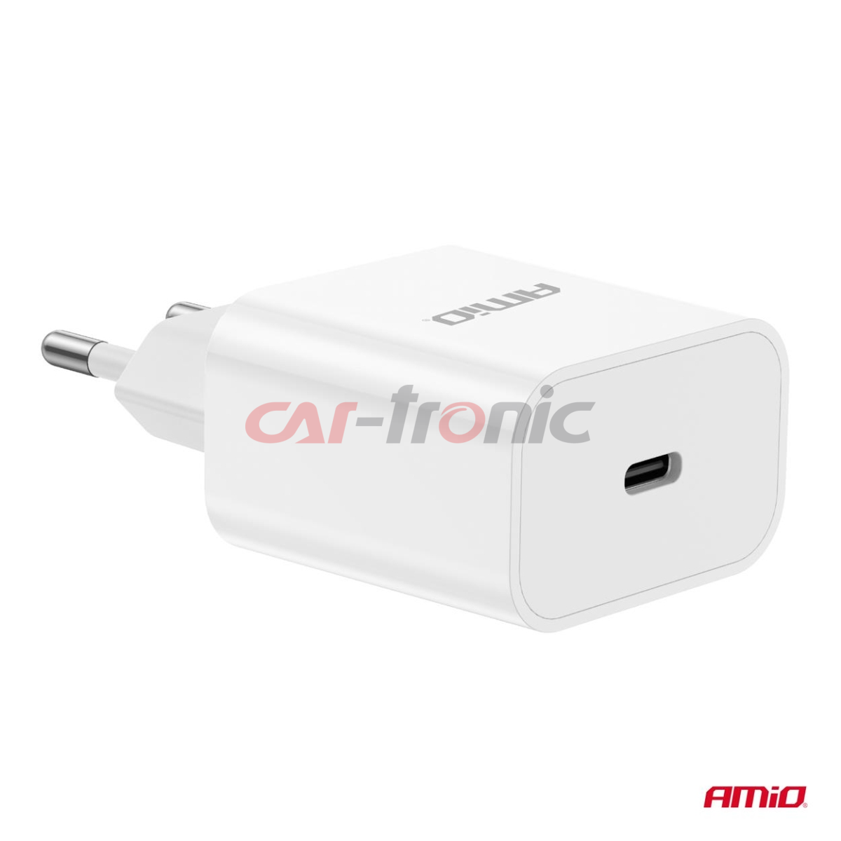 Ładowarka sieciowa 230V 20W USB-C AMIO-03891