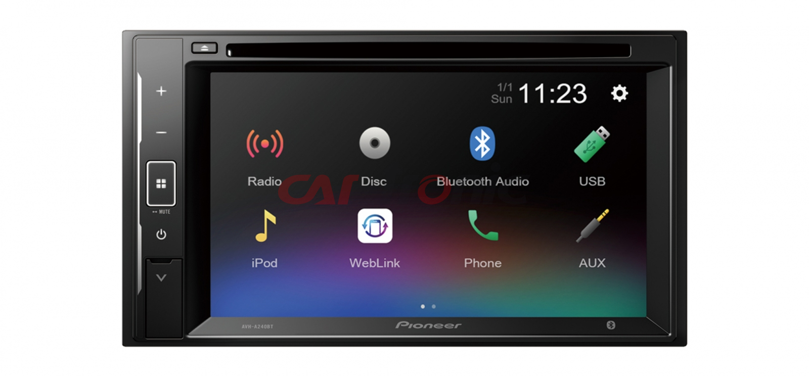 Stacja multimedialna 2 DIN Pioneer AVH-A240BT