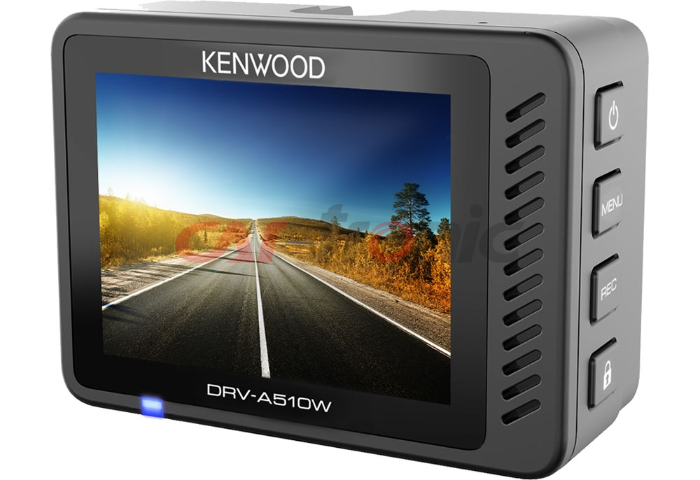 Rejestrator samochodowy Kenwood DRV-A510R11CA Zestaw. Rejestrator, kamera cofania, przwody do inteligentnego parkowania