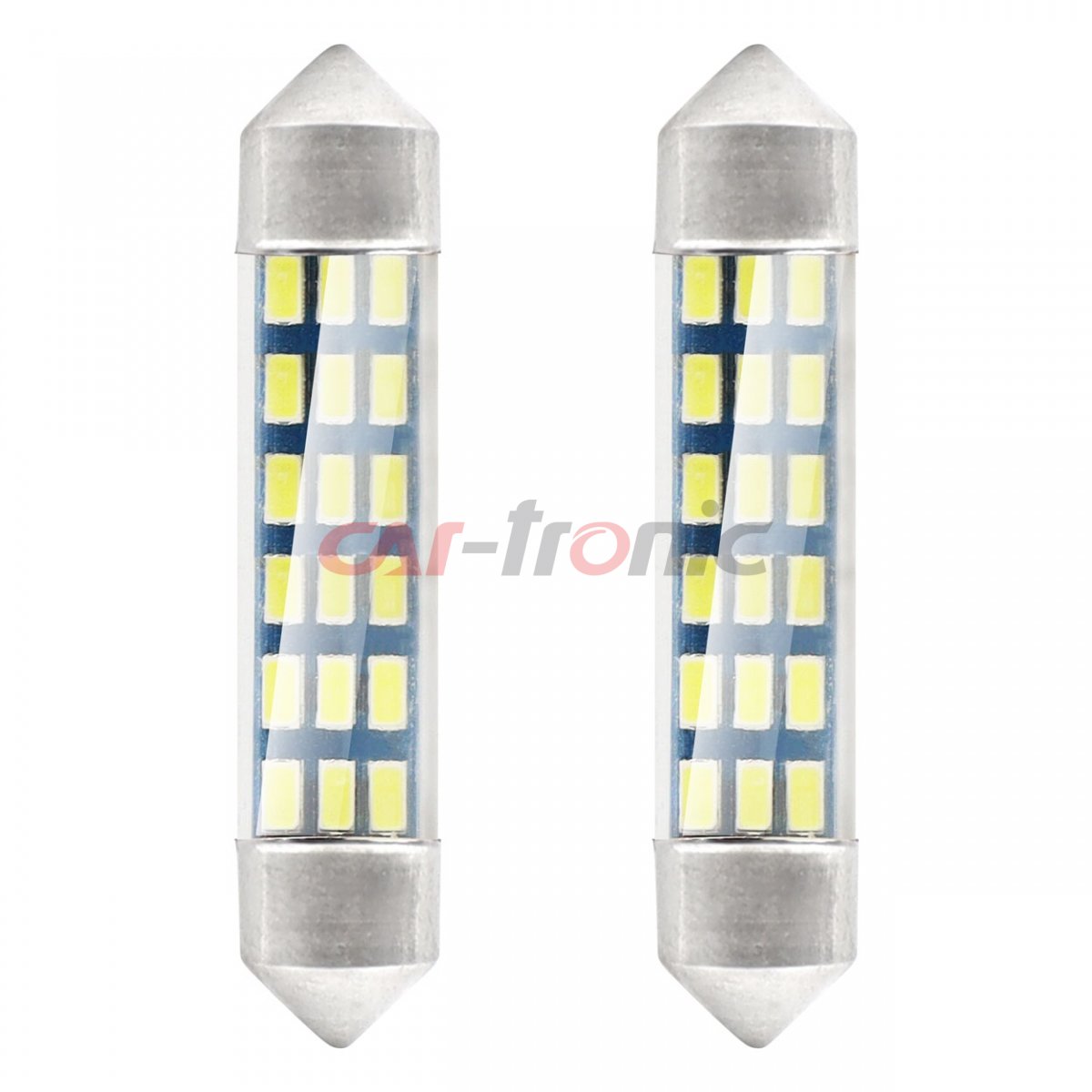 Żarówki LED STANDARD 3014 18SMD Festoon C5W C10W C3W 41mm White 12V AMIO-01092