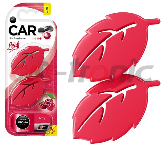 Odświeżacz powietrza AROMA CAR LEAF 3D - CHERRY