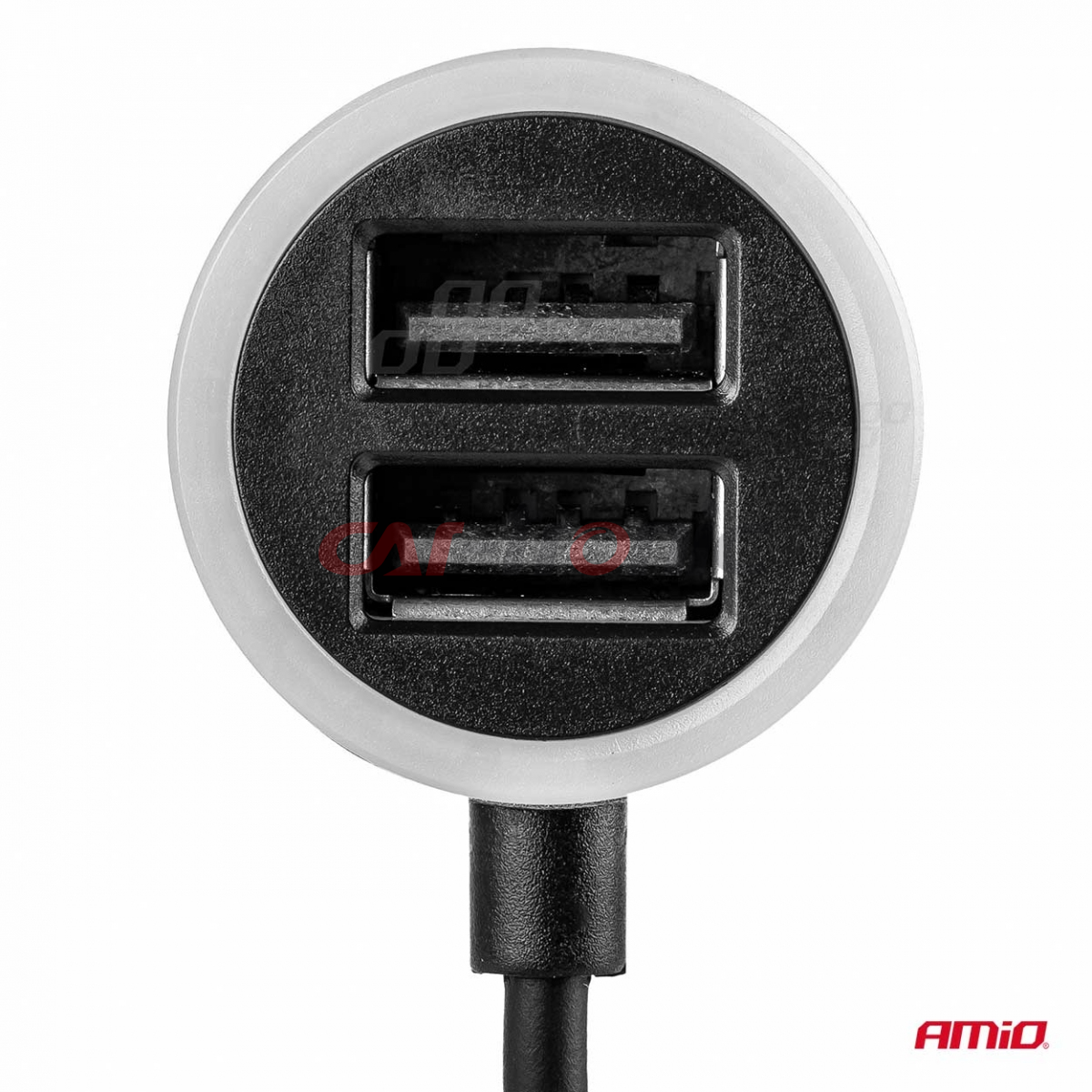 Ładowarka samochodowa PCH PRO-01 microUSB + 2x USB 2.4A 12V 24V AMIO-02056