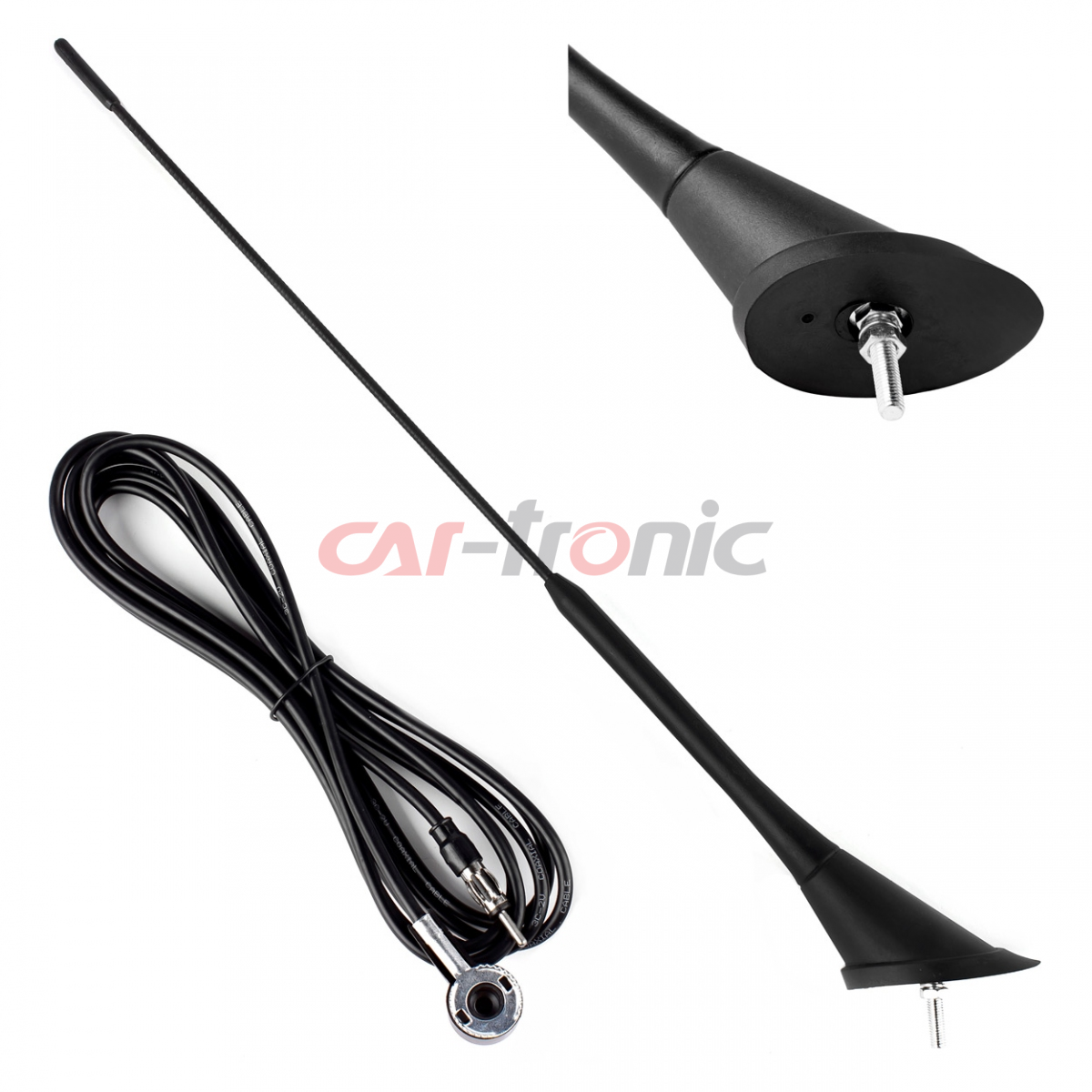 Antena samochodowa 40 cm ANT07 AMIO-01507