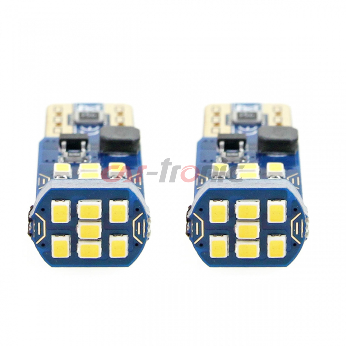 Żarówki LED CANBUS 21SMD UltraBright 2016 T10 W5W White 12V 24V AMIO-02445