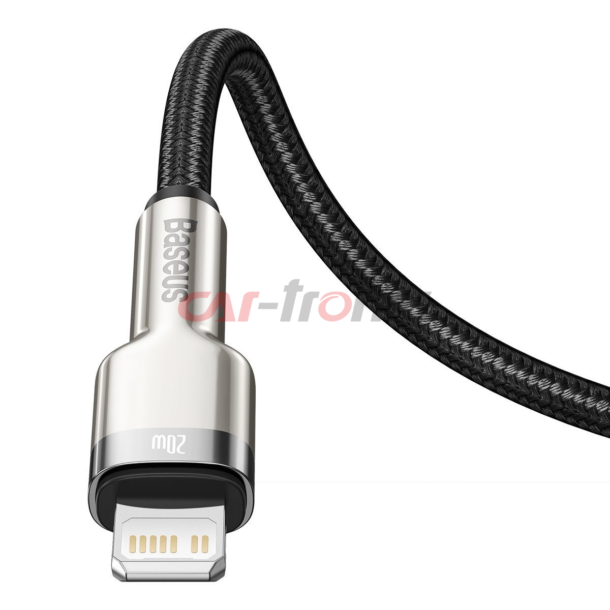 Kabel USB-C na Lightning Baseus Cafule, PD, 20W, 1m czarny