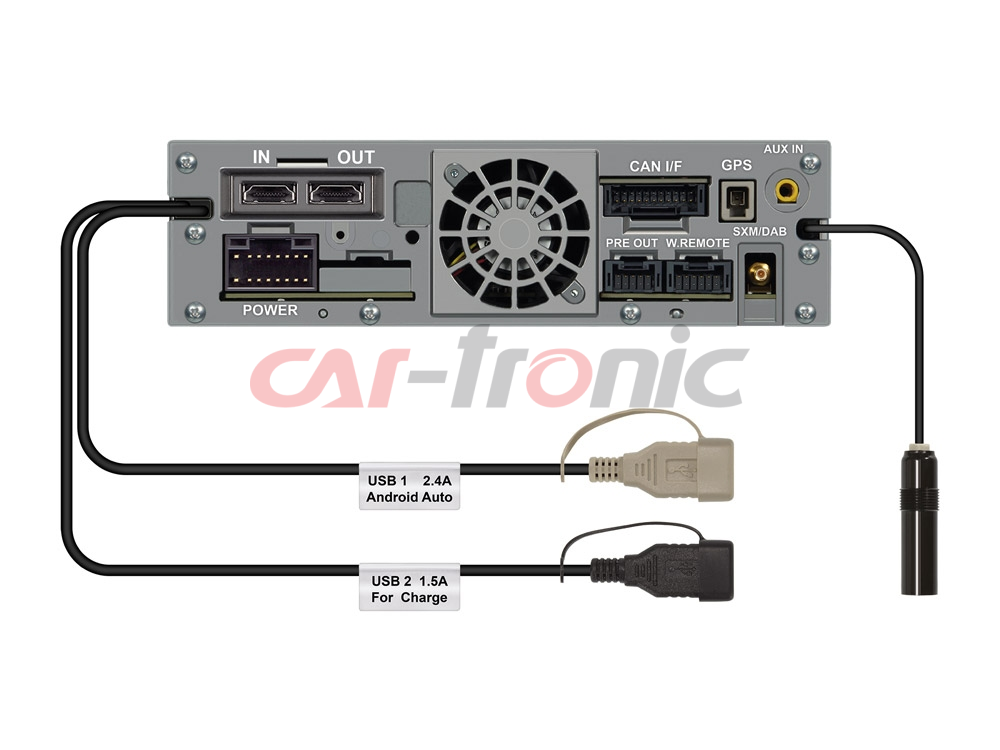 Stacja multimedialna 2 DIN Alpine iLX-F115D. Apple CarPlay i Android Auto